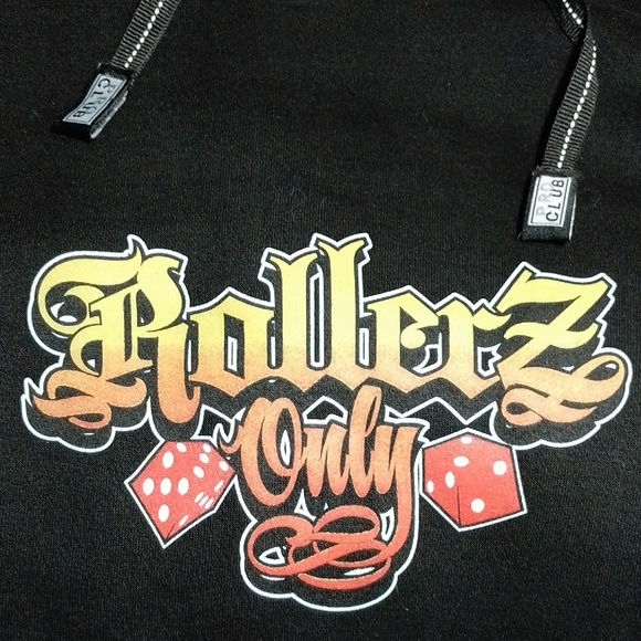 Black Hoodie with Graphic Design - Picture 3 of 7